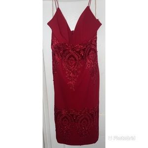 Burgundy Dress